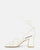 KAYLEE - sandalias blancas con cordones de piel sintética