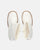 MYA - botines con plataforma y tacón alto en glassy blanco