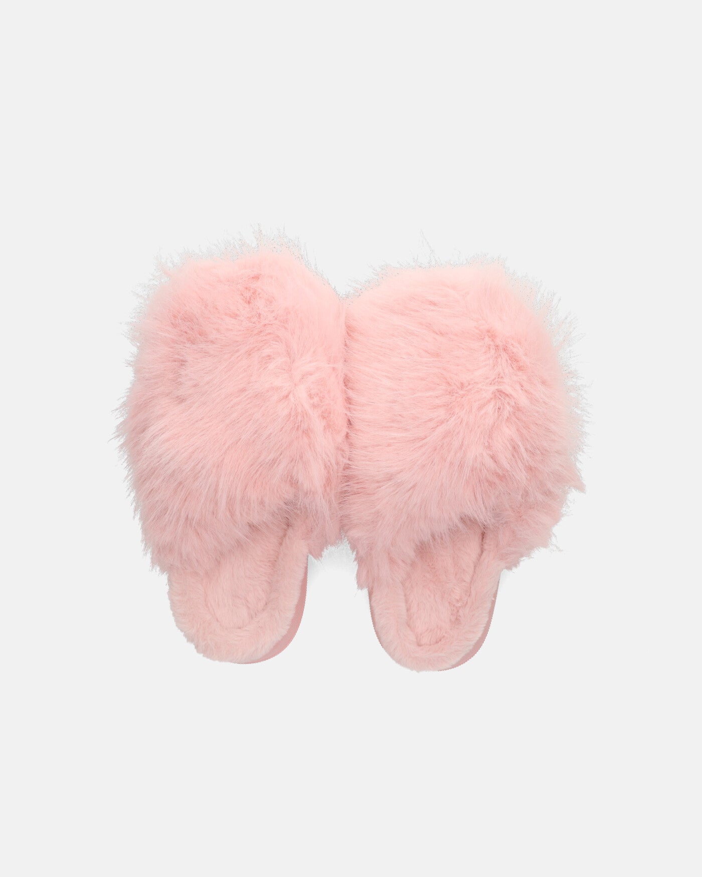 STAFFI - pantuflas de pelo rosa