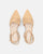SWAMI - sandalias planas beige con adorno