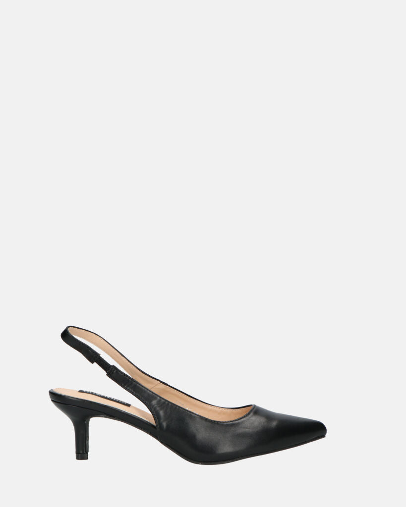 BEVERLIE - zapatos de tacón de ecopiel negro