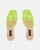 FIAMMA - sandalia de tacón en metacrilato amarillo con suela de PU