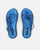 LACEY - sandalias de dedo planas azules con cordones