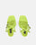 TEXA - sandalias con tira y tacón alto en verde manzana