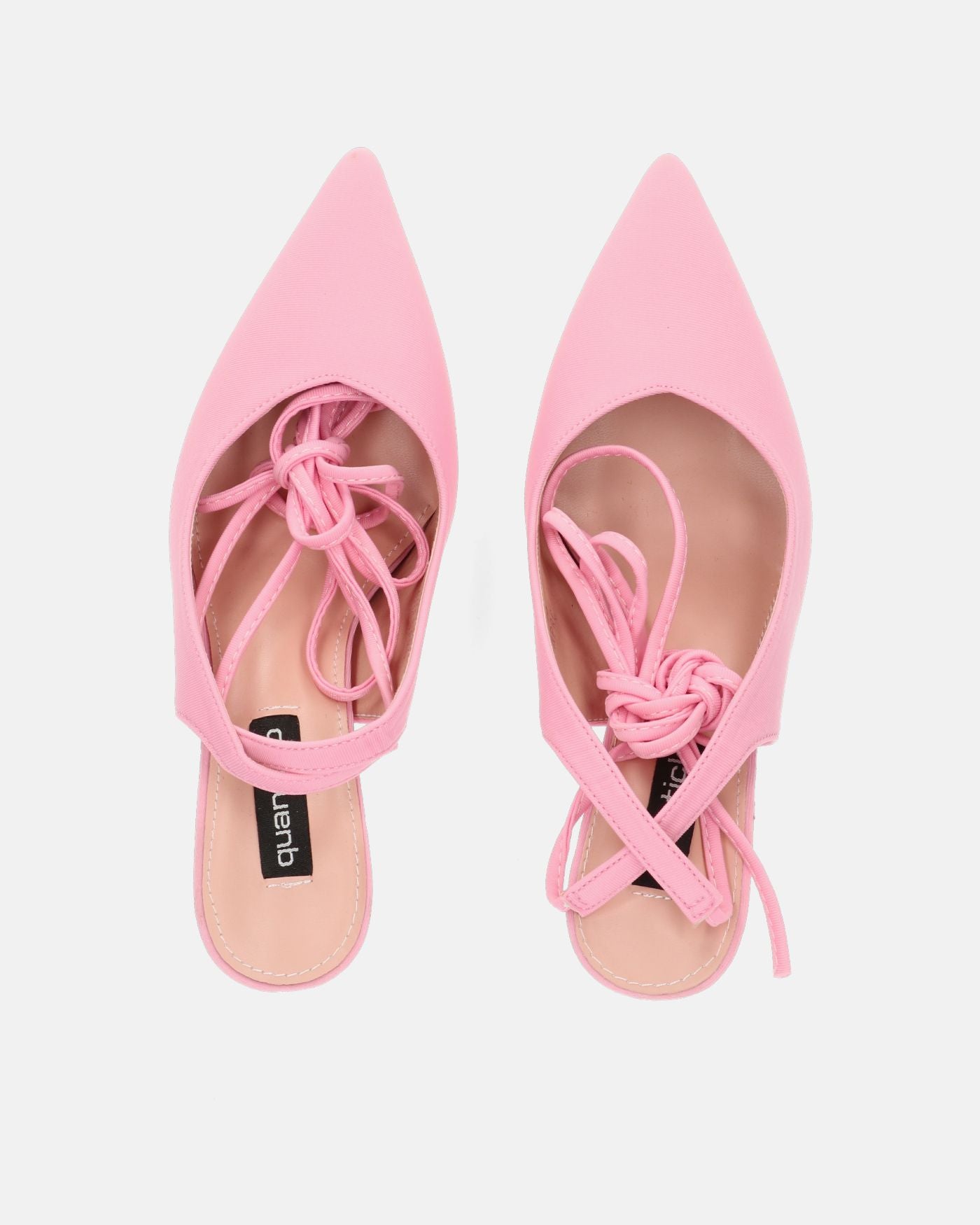 IOLE - zapato tacón stiletto lycra rosa