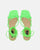 HOARA - sandalias de tacón en ecopiel verde