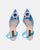KENAN - zapatos de perspex azul con adorno en la puntera