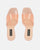 FIAMMA - sandalia de tacón en perspex beige con suela de PU