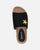 BRYANA - sandalias de alpargatas negras con estrella dorada