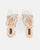 BIRGIT - sandalias de satin blanca con pedrería