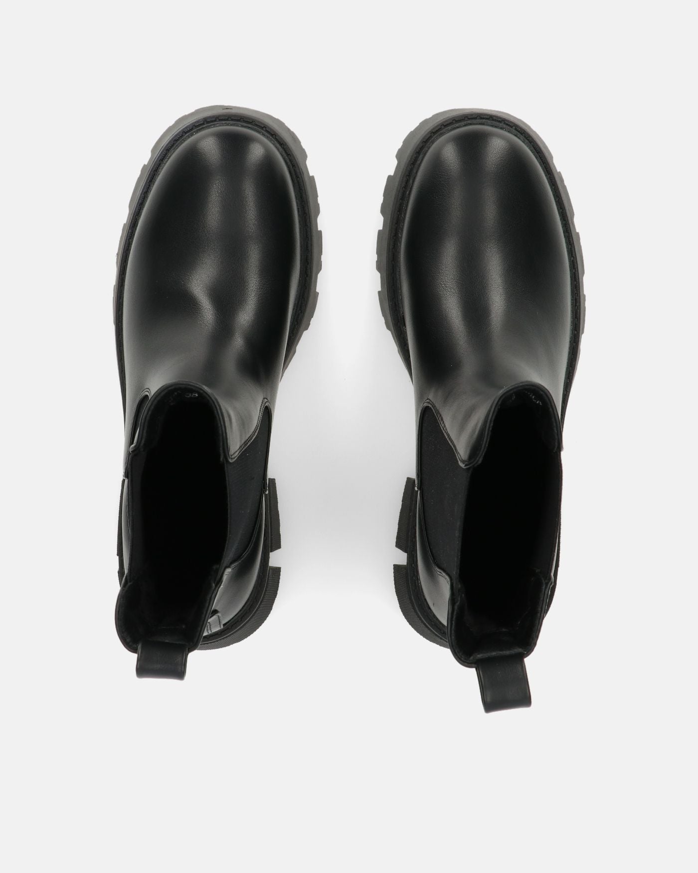 ALLEGRA - botines negros con tejido elástico