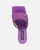 GABY - tacón de aguja violeta con banda y costuras