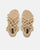 KATERYNA - sandalias beige de cuerda trenzada