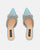 TABBY - zapatos azules con purpurina y lazo de pedrería