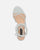 TALIA - sandalia de tacón en glitter gris