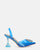 KENAN - zapatos de perspex azul con adorno en la puntera