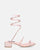 NATALIYA - sandalias rosa planas con espiral