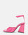 KUBRA - sandalias con correa en ecopiel rosa