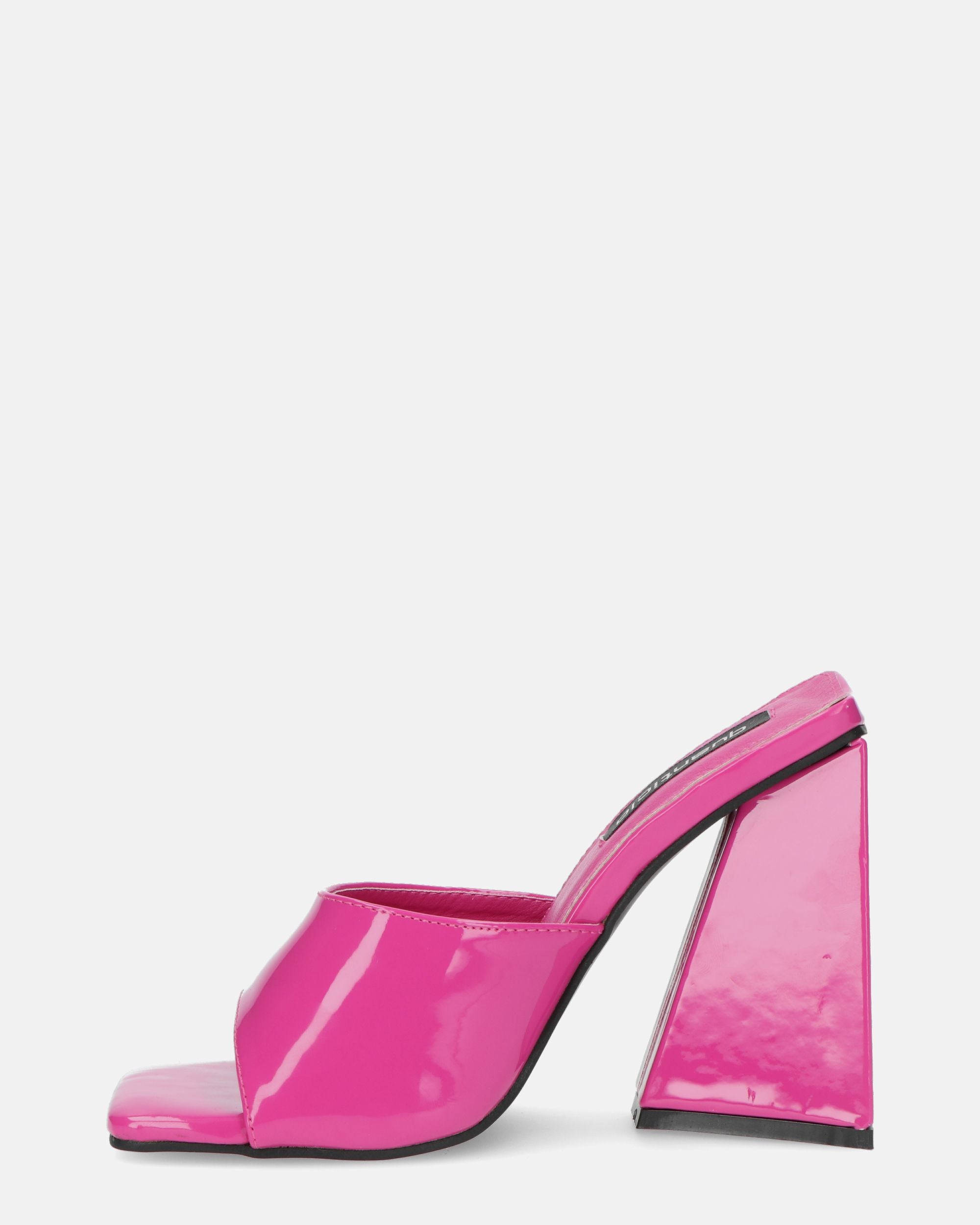 KAMELYA - zapatos de tacón cuadrado en violeta glassy