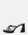 EVANTHI - zapatos de tacón en glitter negro