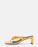 JANNA - sandalia de dedo con rayas naranja glassy