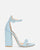 SELENE - sandalias de tacón ancho en azul